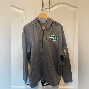 New York Jets Retro Zip Up Hoodie